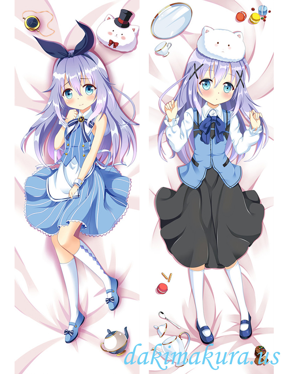 Chino Kafu - Is the Order a Rabbit Long pillow anime japenese love pillow cover